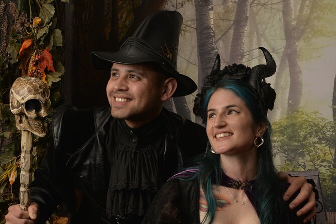 Witch Costume Photo Shoot - Olde Salem Village theatrical set - Who will enjoy this most