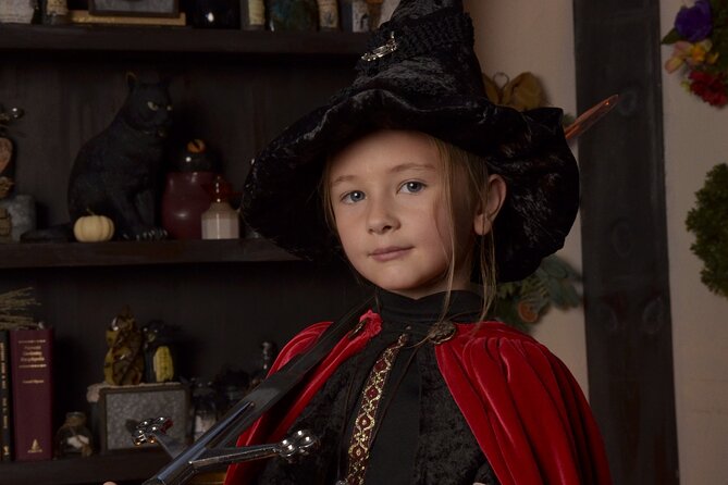 Witch Costume Photo Shoot - Witch Cottage theatrical set - Who will enjoy the Witch Cottage most?